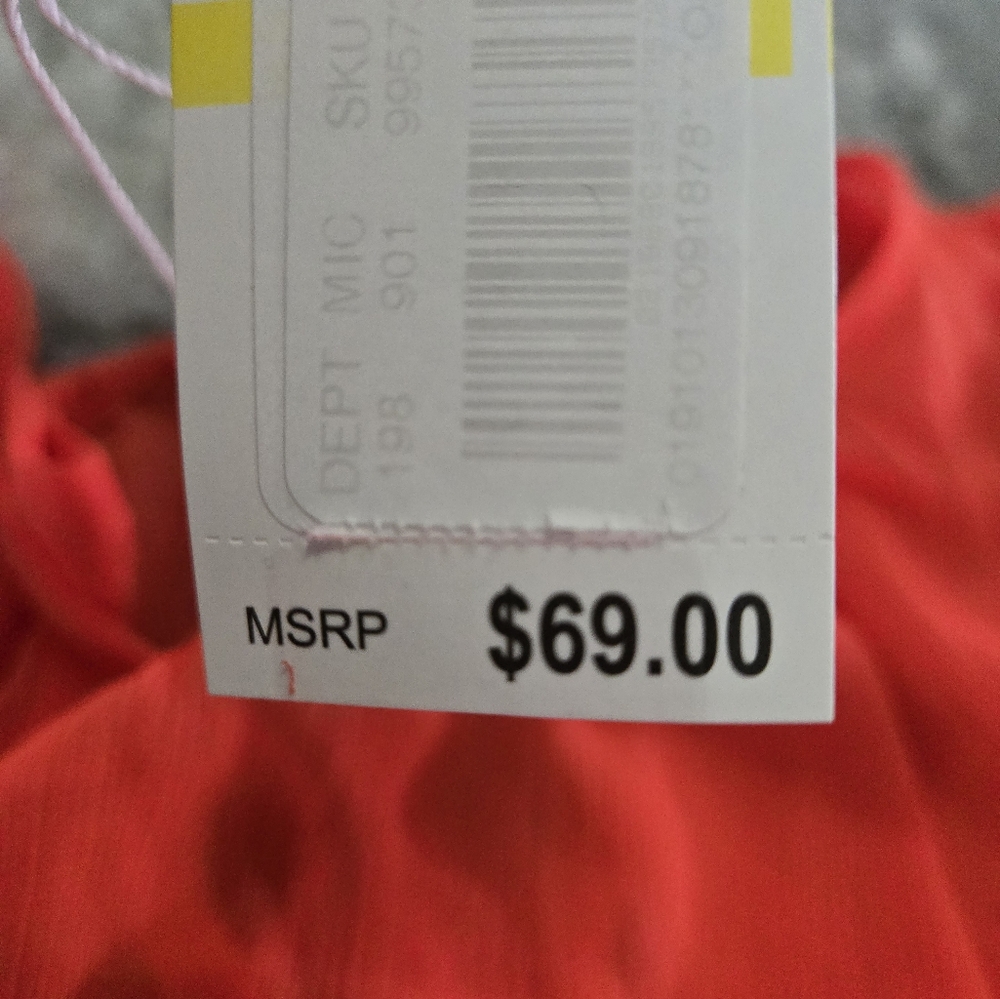 Women's Red Off-Shoulder Swin Coverup NWT - Picture 8 of 9